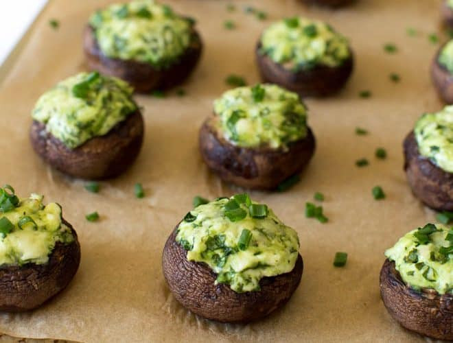 Garlic Stuffed Mushrooms
 Spinach and Garlic Stuffed Mushrooms Spoonful of Flavor