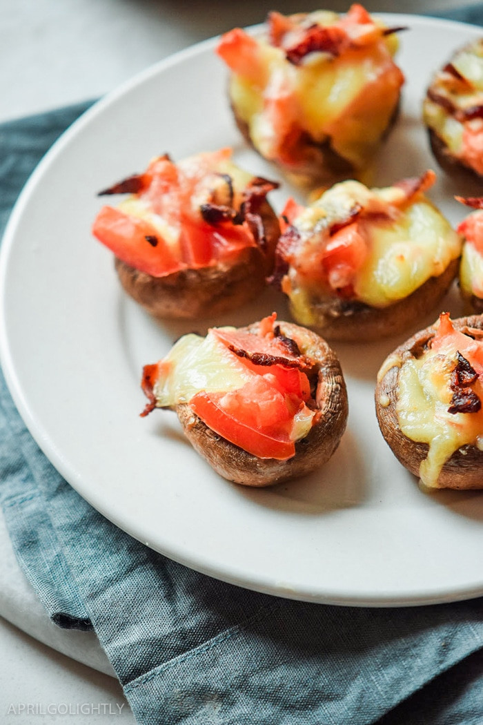 Garlic Stuffed Mushrooms
 Garlic Stuffed Mushrooms April Golightly