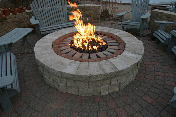 Gas Firepit Inserts
 Hearth Products Controls 18" Hi Lo Round Electronic