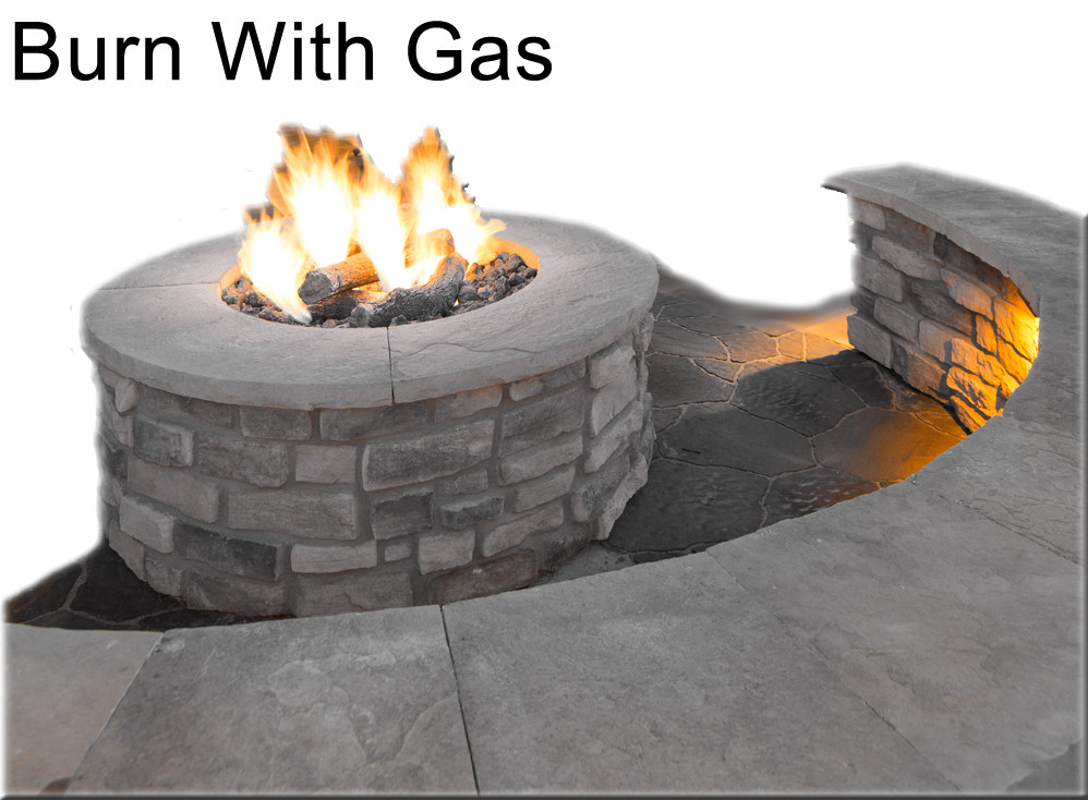 Gas Firepit Inserts
 Push Button Gas Fire Pit Kit