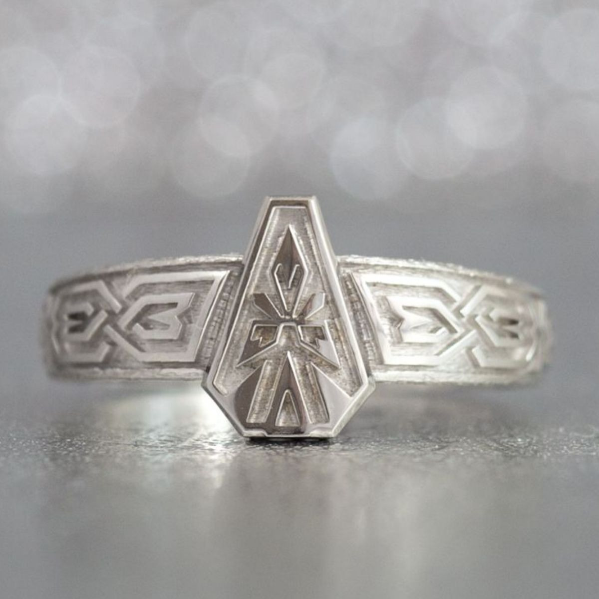 Geek Wedding Bands
 Geeky Engagement Rings Nerdy Wedding Bands