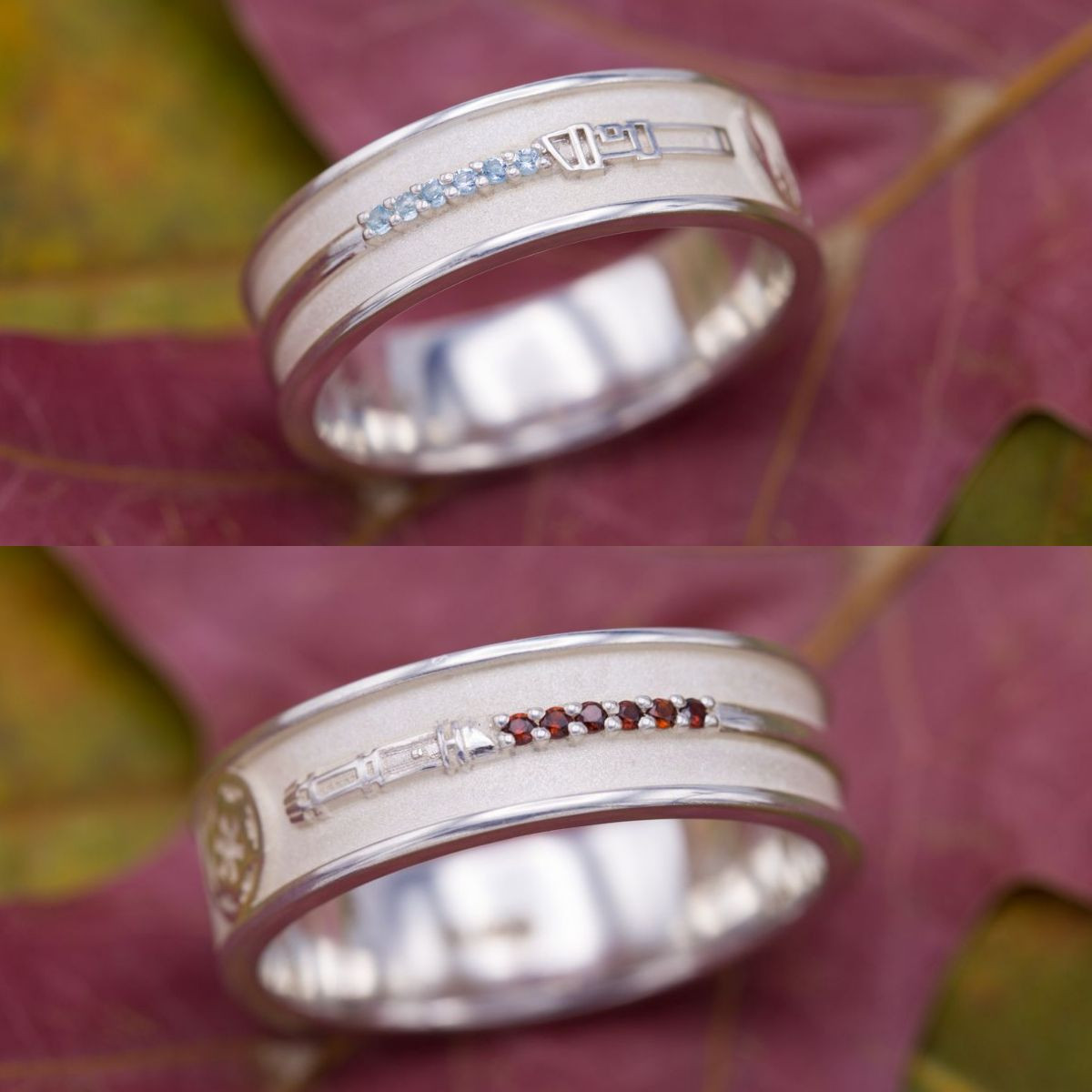 Geek Wedding Bands
 Geeky Engagement Rings Nerdy Wedding Bands