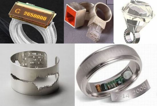 Geek Wedding Bands
 Lifestyle Cafe Ner st wedding rings for geek couple