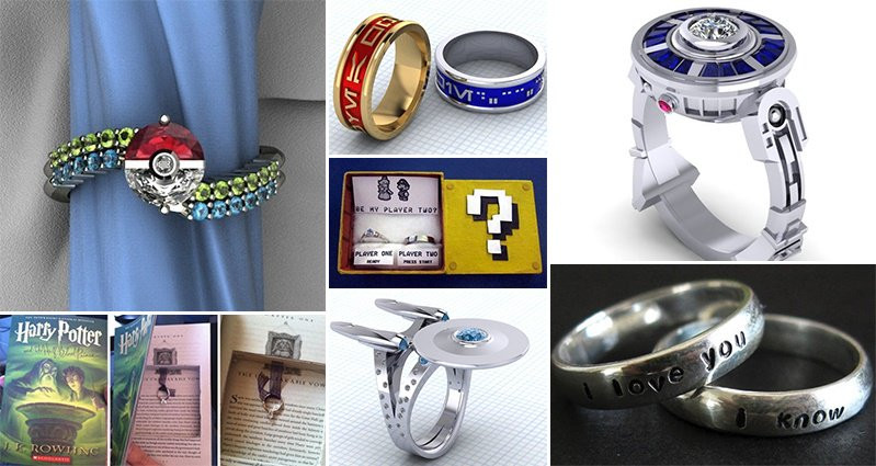 Geek Wedding Bands
 16 Gloriously Geeky Wedding Rings For mitted Nerds