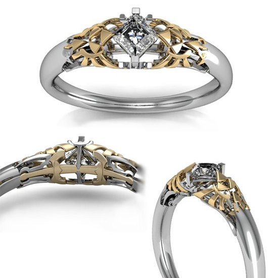 Geek Wedding Bands
 18 of the Most Geeky Wedding Rings Linked for Life