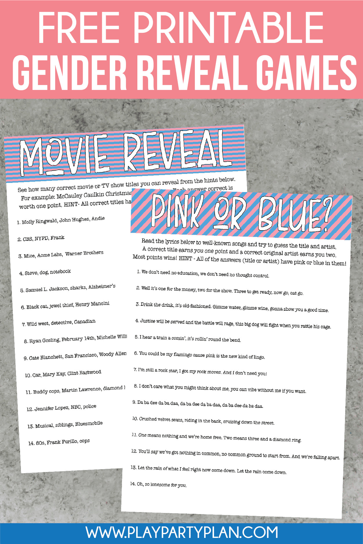 Gender Reveal Party Game Ideas
 12 of the Best Gender Reveal Party Games Ever Play Party