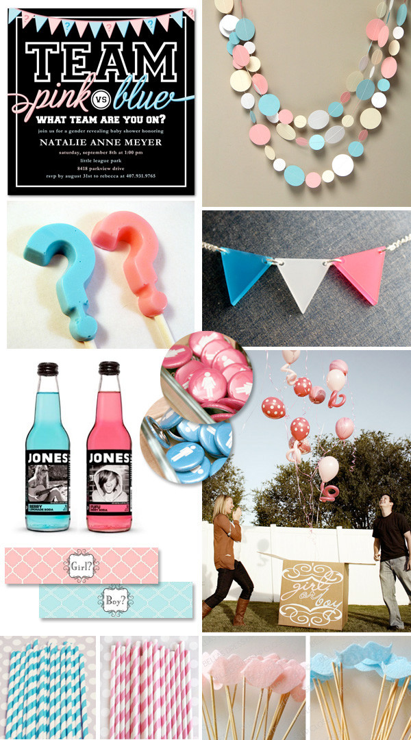 Gender Reveal Party Ideas
 Gender Reveal Party Ideas "Pink vs Blue" Picks