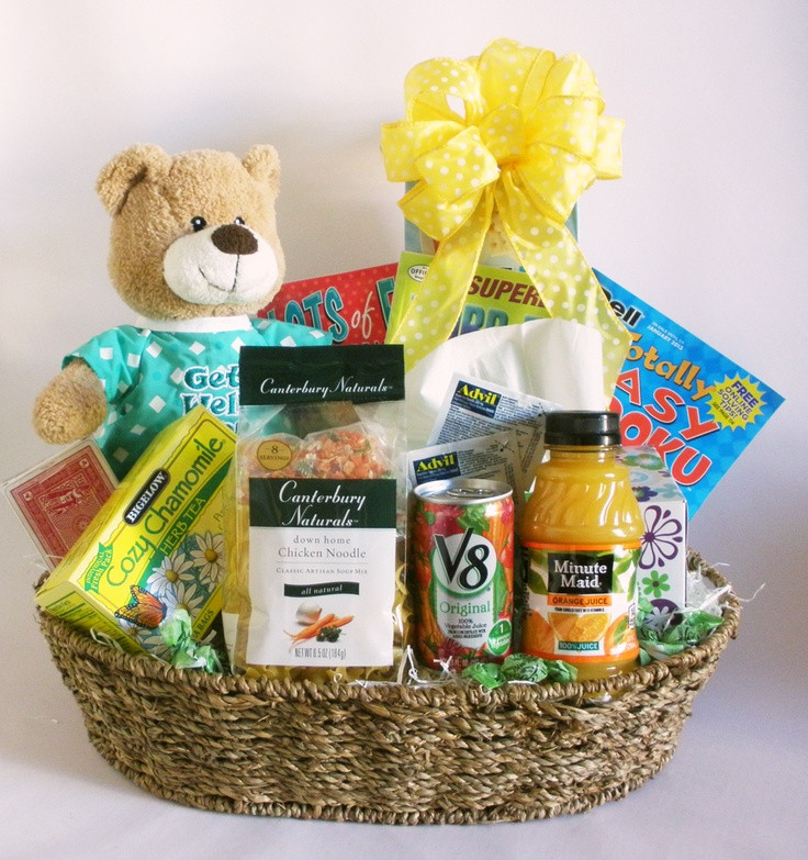 Get Well Soon Gift Baskets Ideas
 508 best images about Gift Basket Ideas All Occasions on