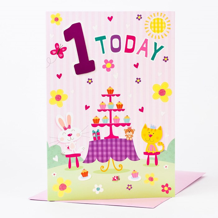 Giant Birthday Cards
 Giant 1st Birthday Card 1 Today ly 99p