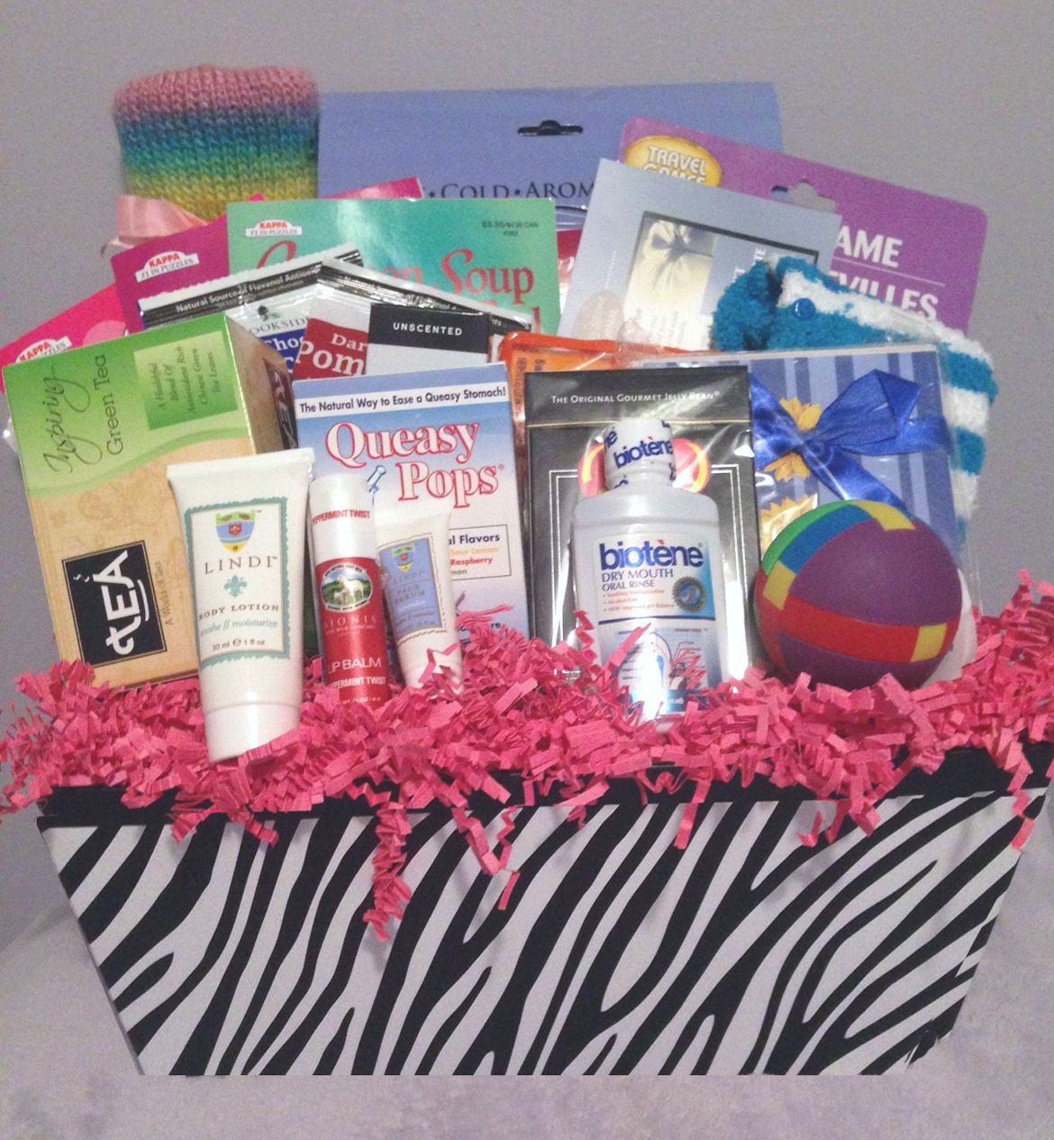 Gift Basket Ideas For Cancer Patients
 Women s Chemo Basket