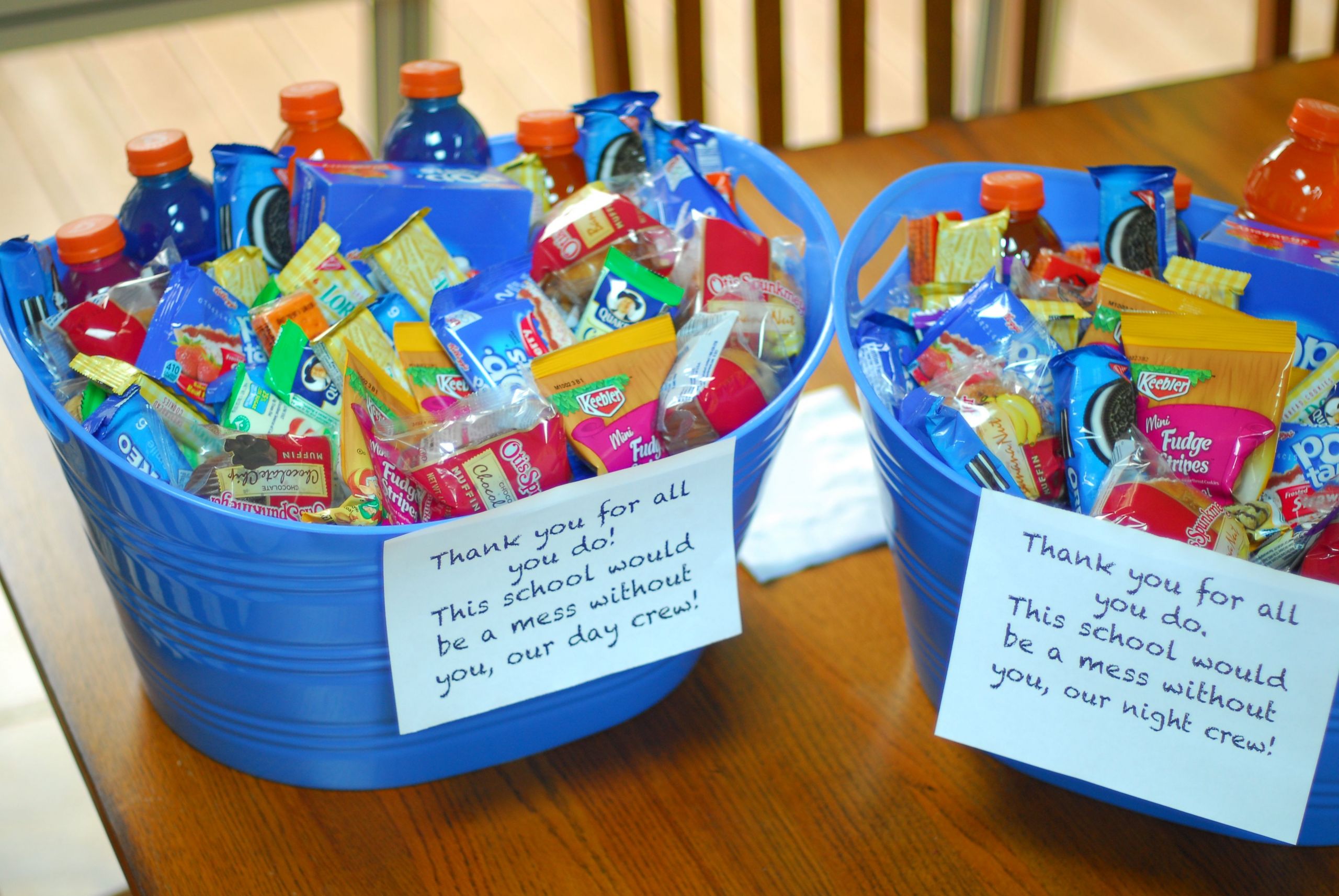 Gift Basket Ideas For Employees
 Staff Appreciation Day Ideas