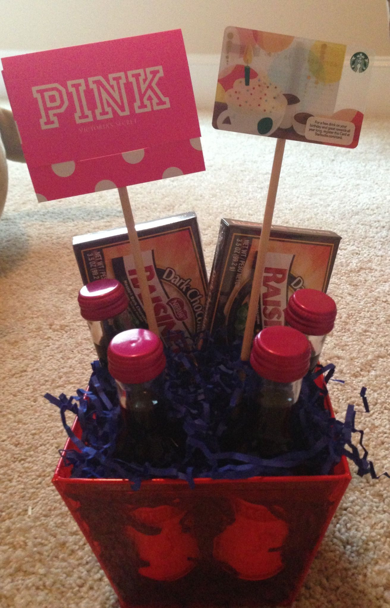 Gift Basket Ideas For Friend
 Birthday t basket for my sweet friend Can customize to