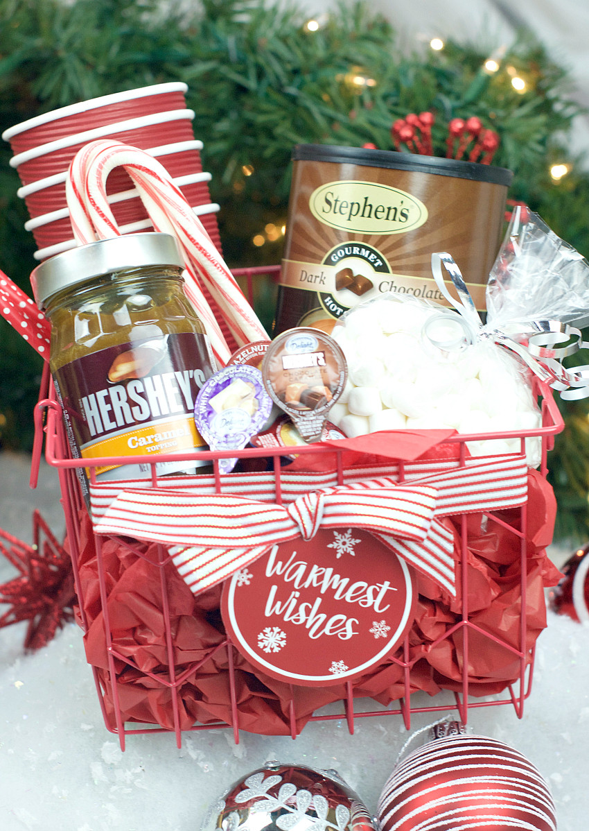 Gift Basket Ideas For Friend
 Hot Chocolate Gift Basket – Fun Squared