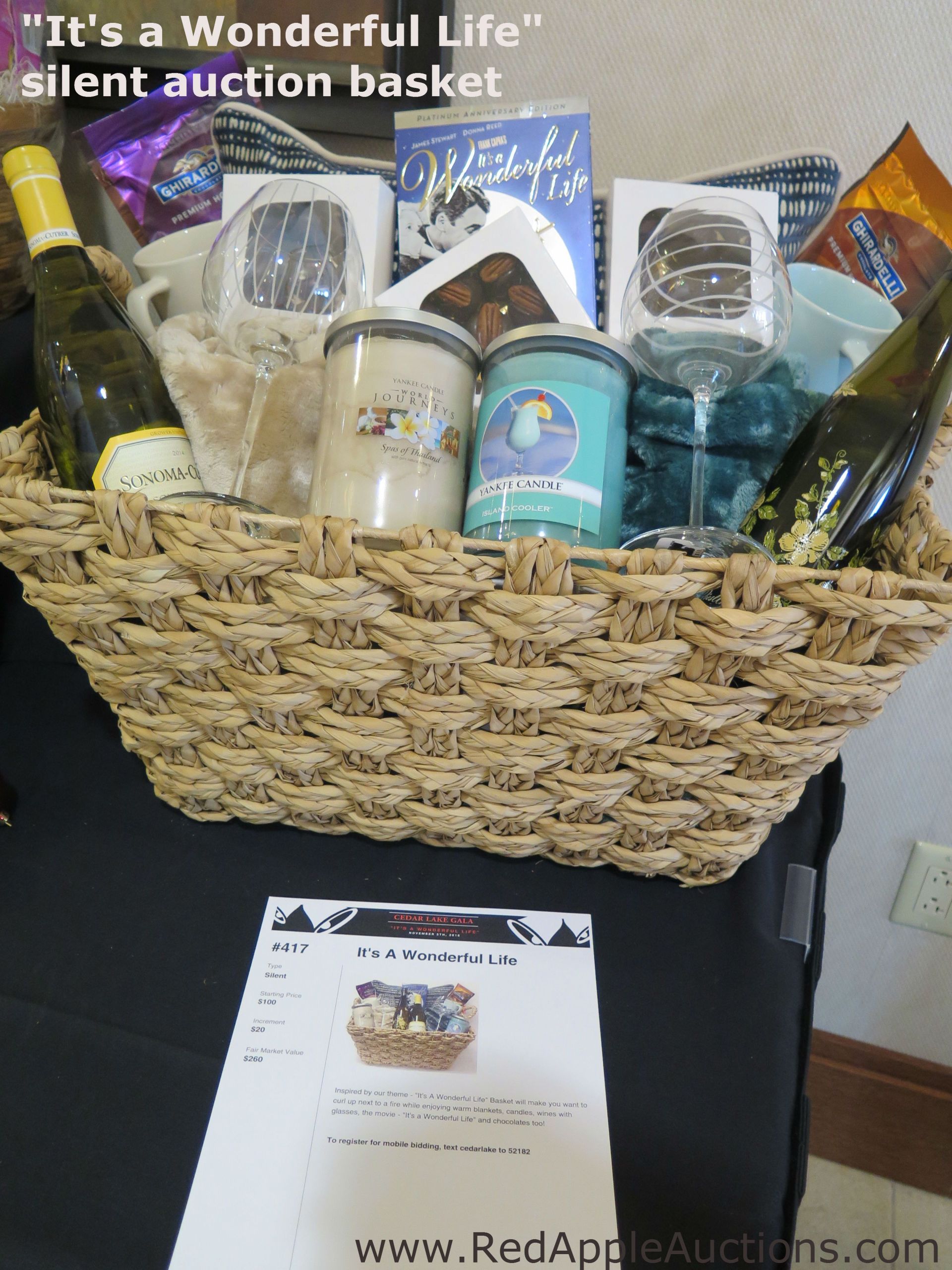 Gift Basket Ideas For Silent Auctions
 Themed basket The fundraising auction theme was "It s a