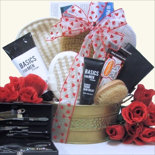 Gift Baskets For Men Ideas
 Just For Men Spa Basket Gifts for Guys Dad Gifts