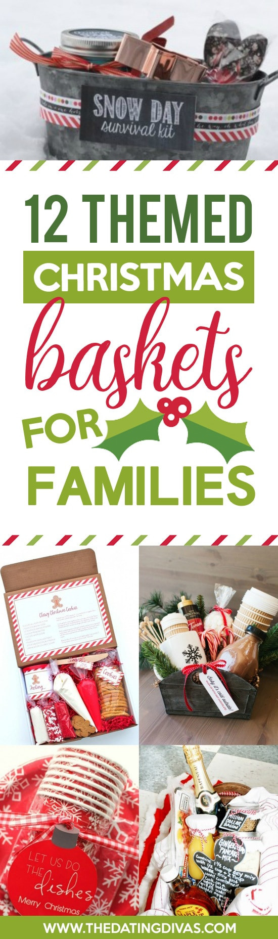 Gift Baskets Ideas For Families
 50 Themed Christmas Basket Ideas The Dating Divas
