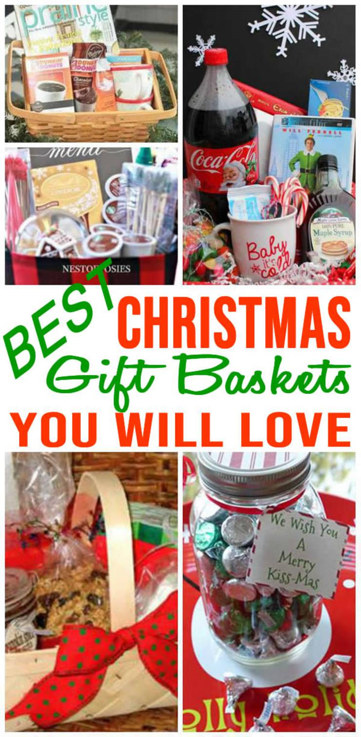 Gift Baskets Ideas For Families
 BEST Christmas Gift Baskets Easy DIY Christmas Gift