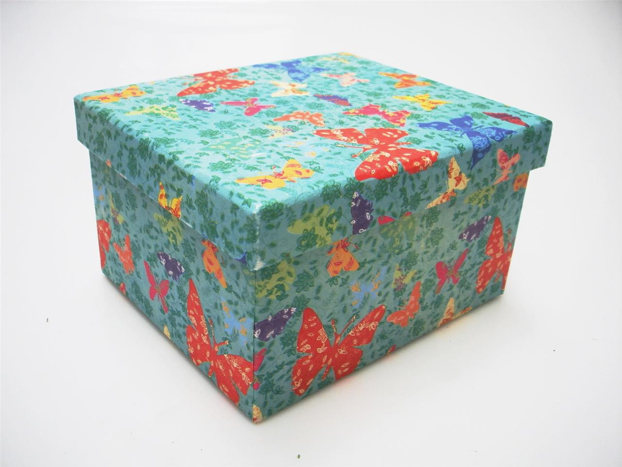 Gift Box For Kids
 Recycled Colourful Cardboard Crafts Storage Box Kids