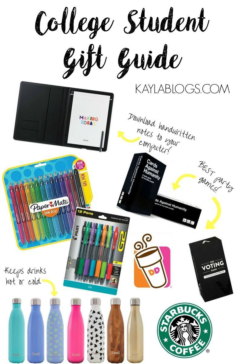 Gift For College Kids
 College Student Gift Guide with Wa