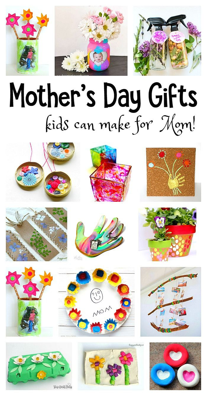 Gift For Mother'S Day From Child
 Mother s Day Homemade Gifts for Kids to Make With images