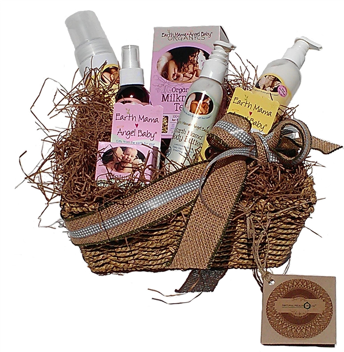 Gift For Newborn Baby And Mother
 Organic All Natural Mom and Baby Gift Basket Free