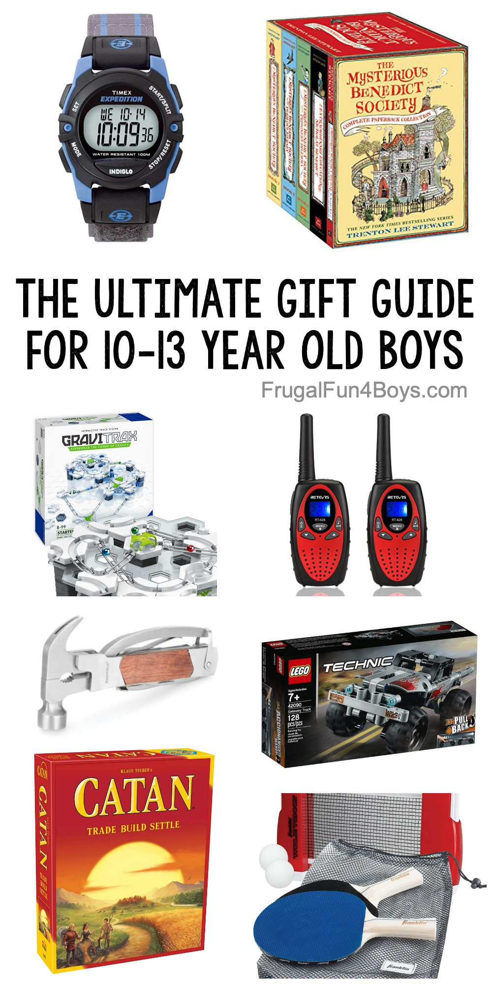 Gift Ideas For 13 Year Old Boys
 Gift Ideas for 10 to 13 Year Old Boys Frugal Fun For