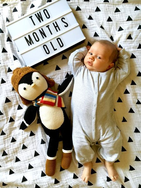 Gift Ideas For 2 Month Old Baby Boy
 Monthly baby photos 2 months old … With images