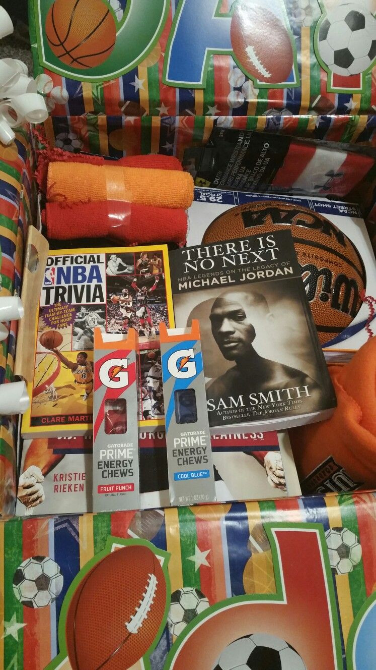 Gift Ideas For Athletic Boyfriend
 Basketball care package for my son who lives far away