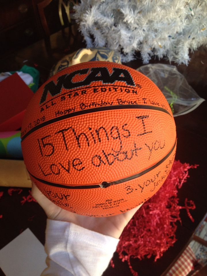Gift Ideas For Athletic Boyfriend
 A great idea for a present for a boyfriend basketball