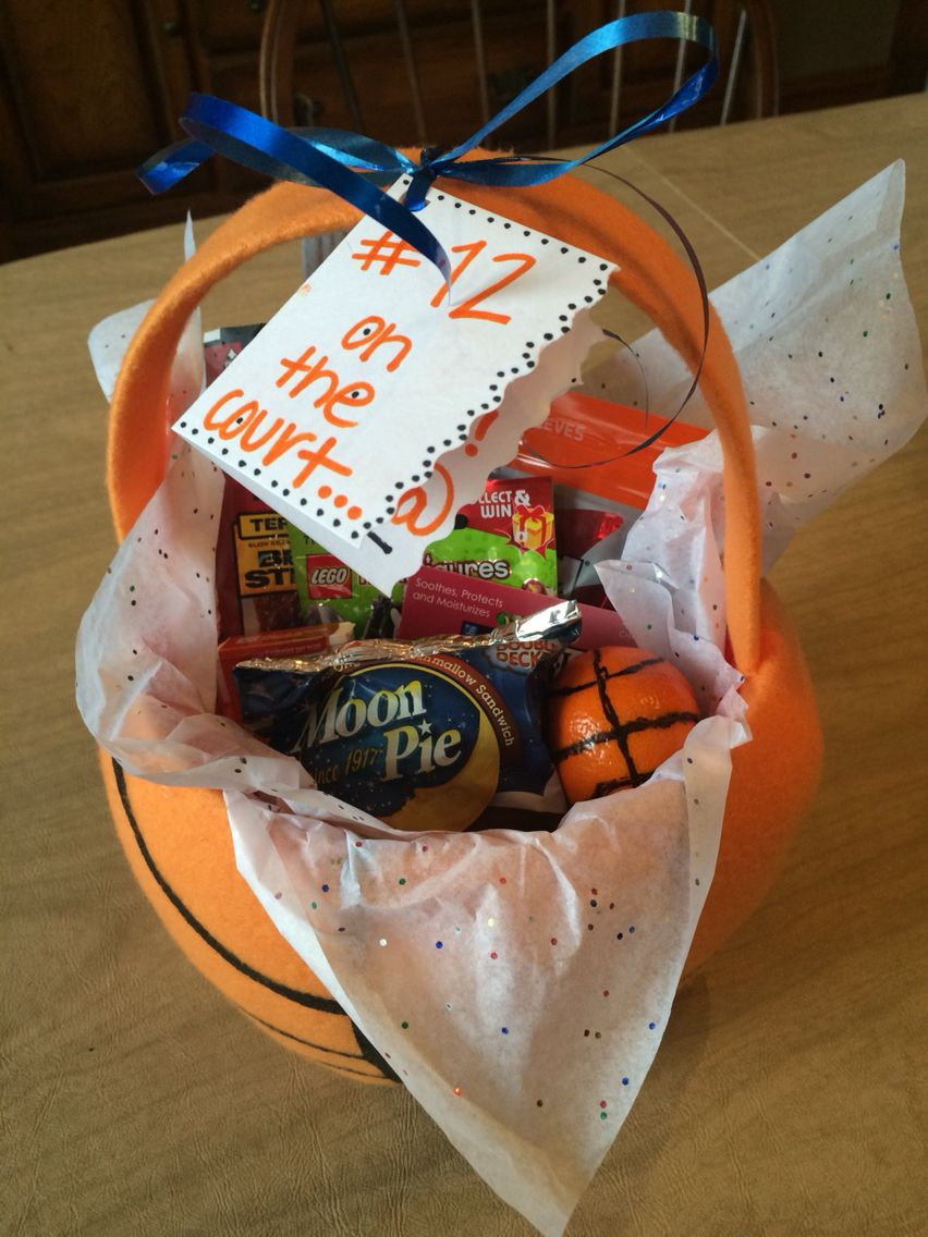 Gift Ideas For Athletic Boyfriend
 State Basketball t basket I made for my boyfriend