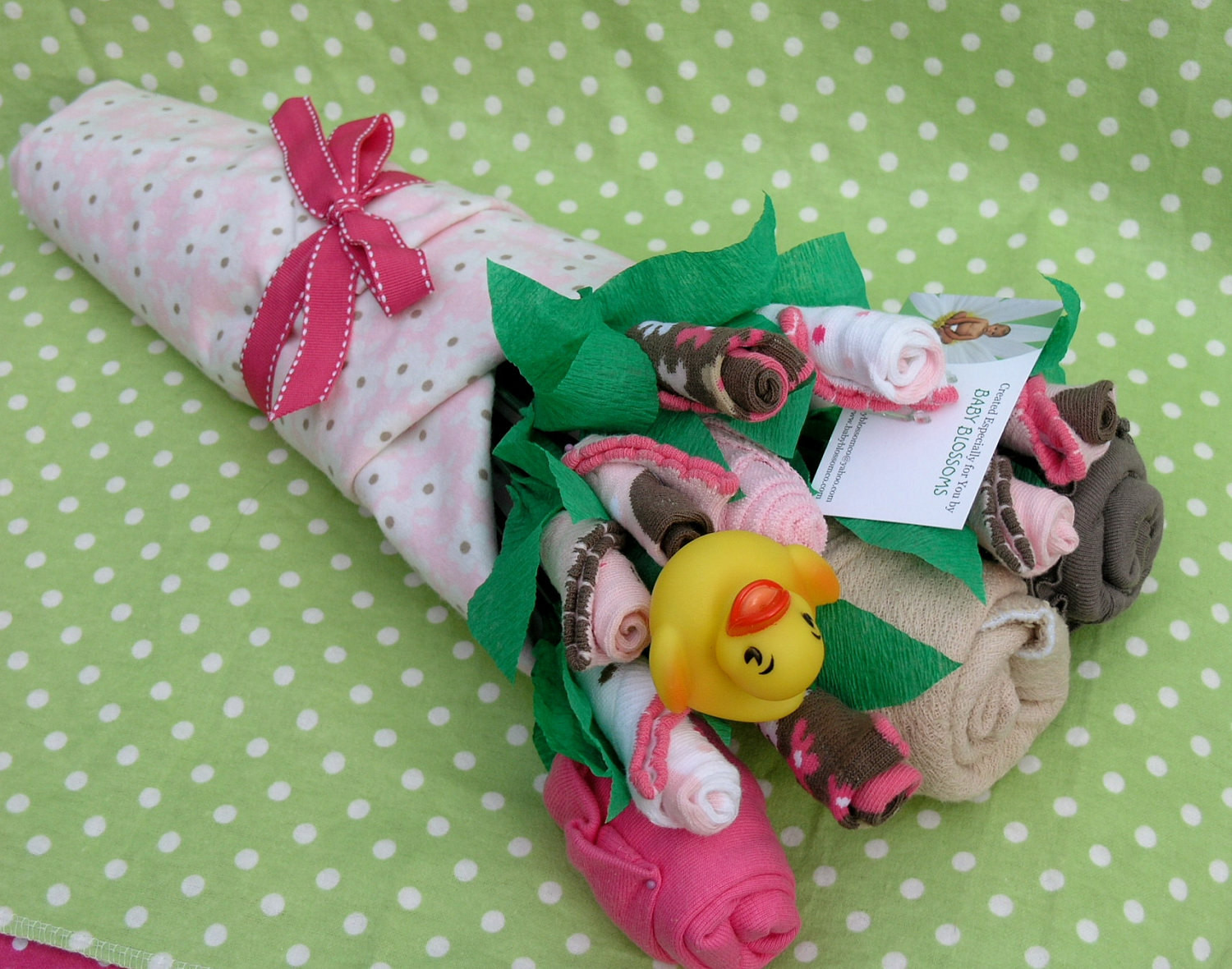 Gift Ideas For Baby Girls
 Baby Clothes Bouquet for Girls Unique Baby by babyblossomco