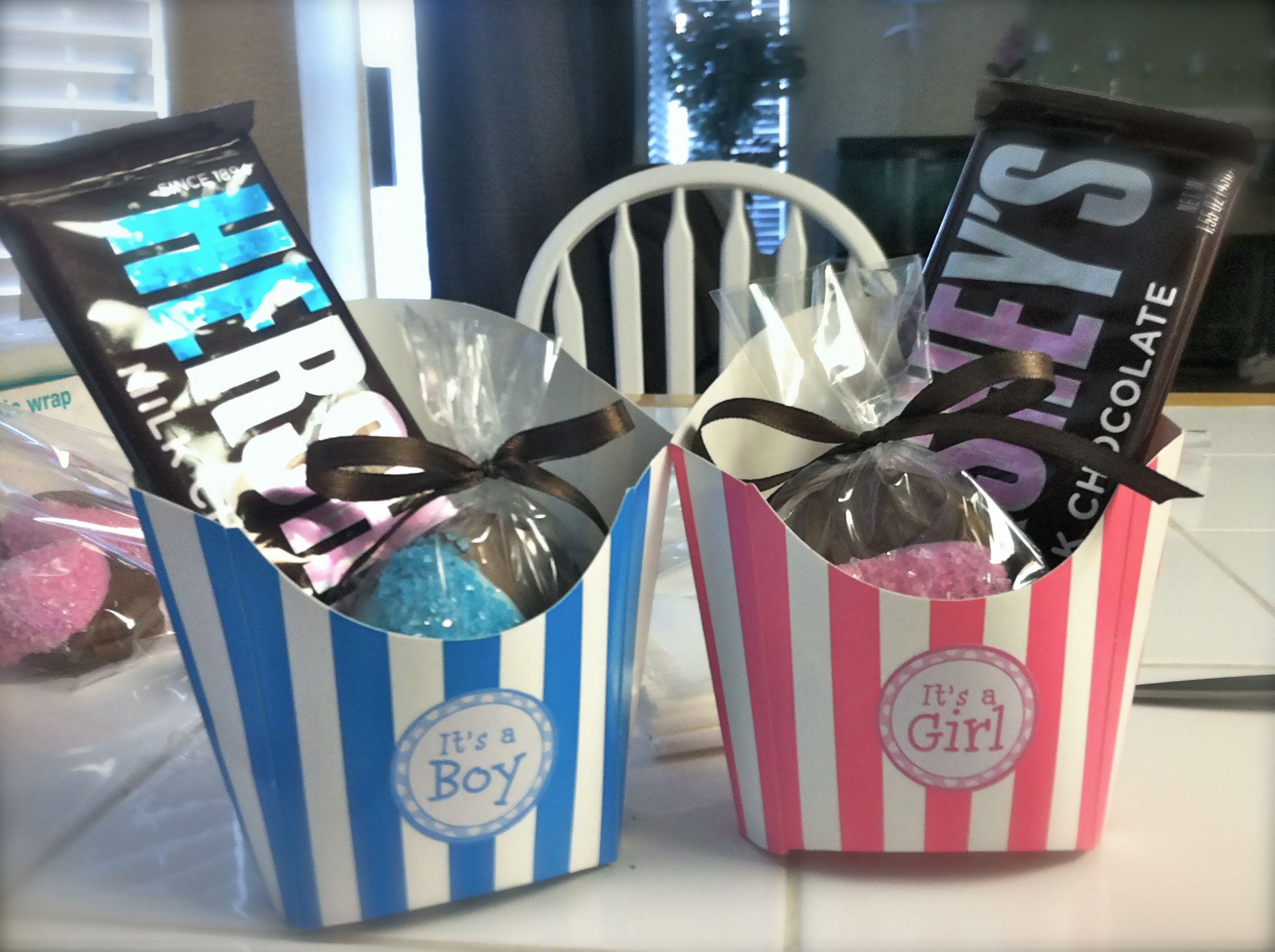 Gift Ideas For Baby Reveal Party
 Our Gender Reveal Party