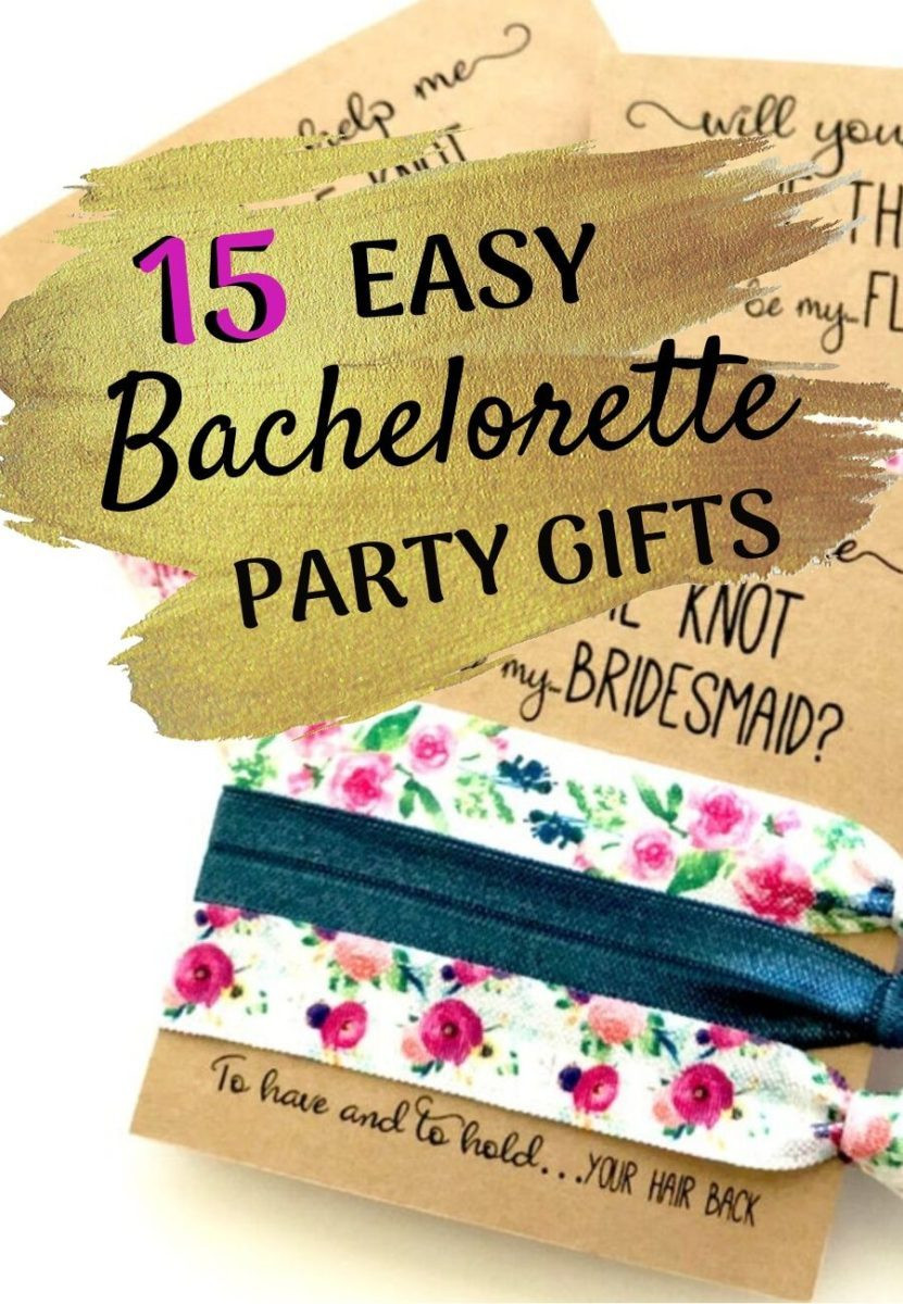 Gift Ideas For Bachelorette Party
 15 Easy Bachelorette Party Gift Ideas for the Bride and