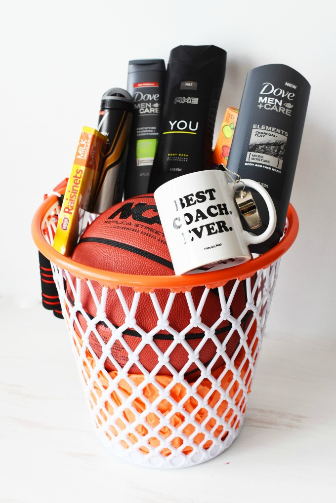 Gift Ideas For Basketball Coach
 The BEST DIY Basketball Coach Themed Gift Basket They will