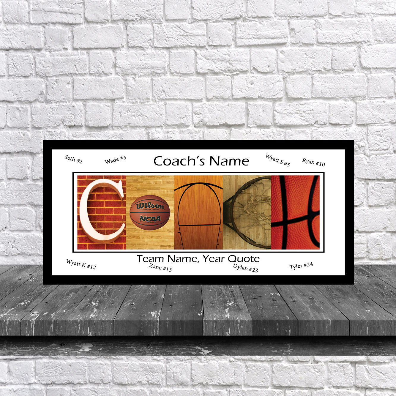 Gift Ideas For Basketball Coach
 Basketball Coach Team Signature Print Basketball Coach Team
