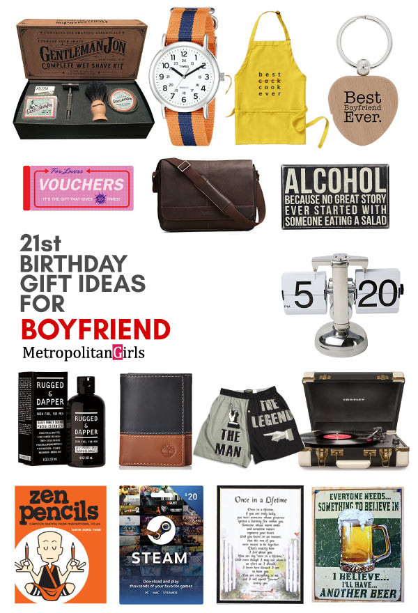 Gift Ideas For Boyfriends
 20 Best 21st Birthday Gifts for Your Boyfriend