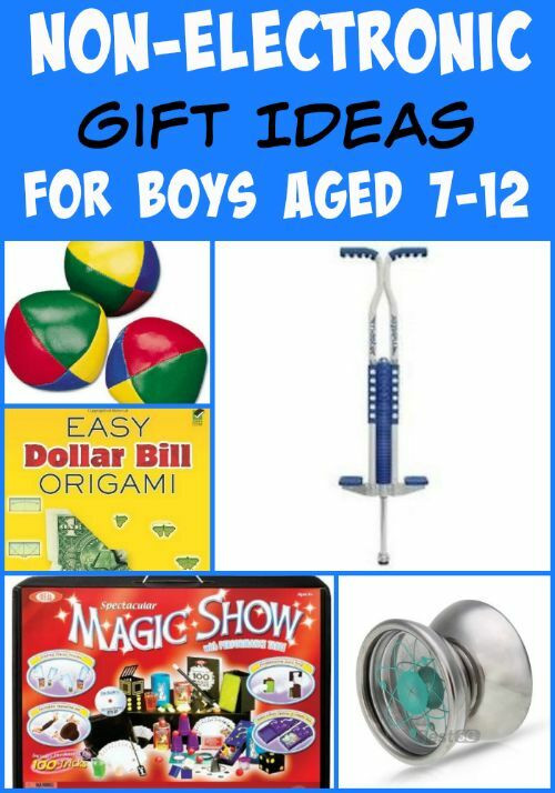 Gift Ideas For Boys 12
 Non Electronic Gift Ideas for Boys Aged 7 12