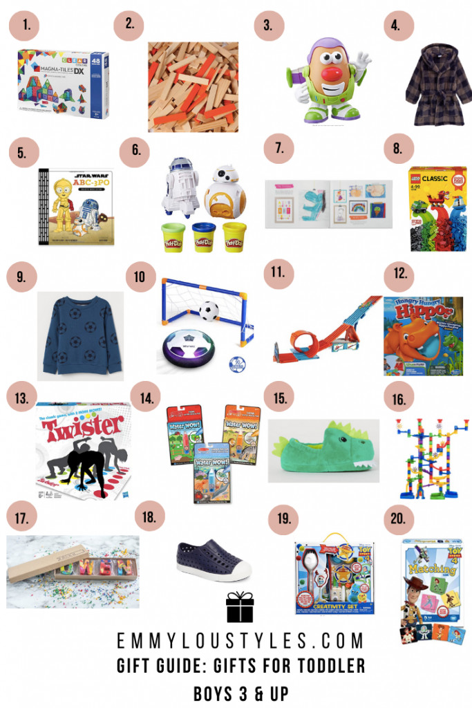 Gift Ideas For Boys Age 3
 20 Holiday Gift Ideas for Boys Ages 3 and Up