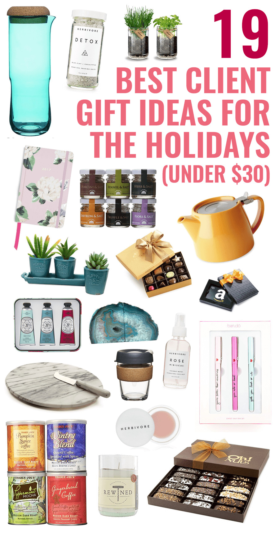 Gift Ideas For Couples Under 30
 19 Best Client Gift Ideas for the Holidays under $30
