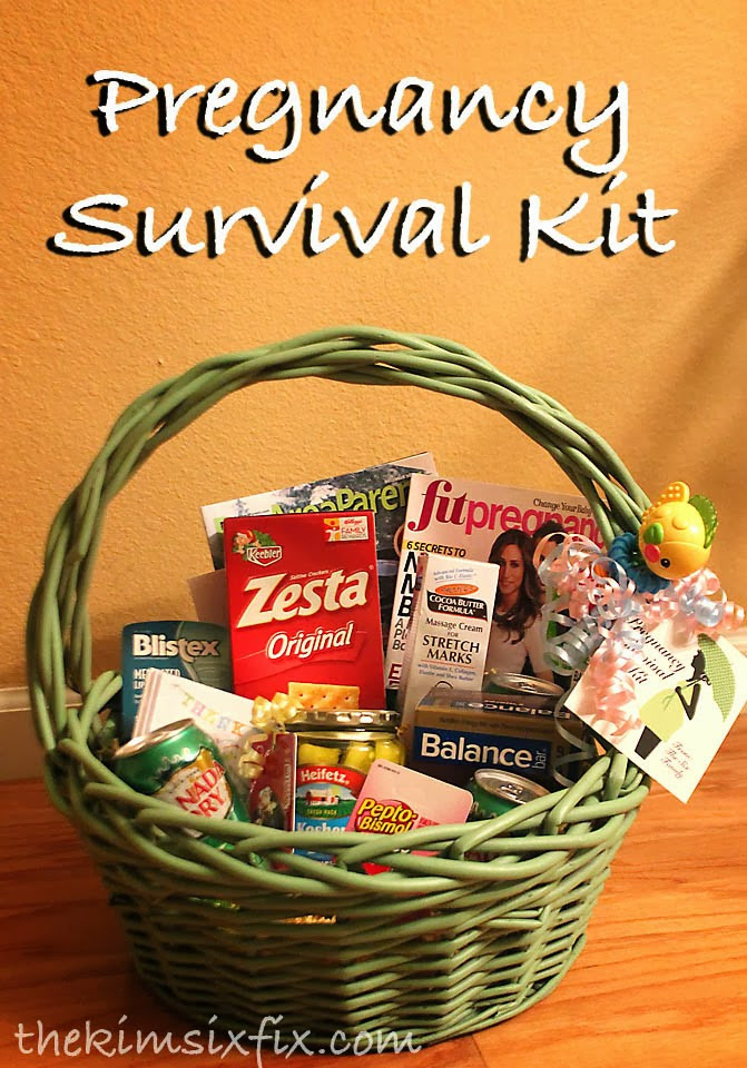 Gift Ideas For Expectant Mothers
 Pregnancy Survival Kit Gift Idea for any Expecting Mom