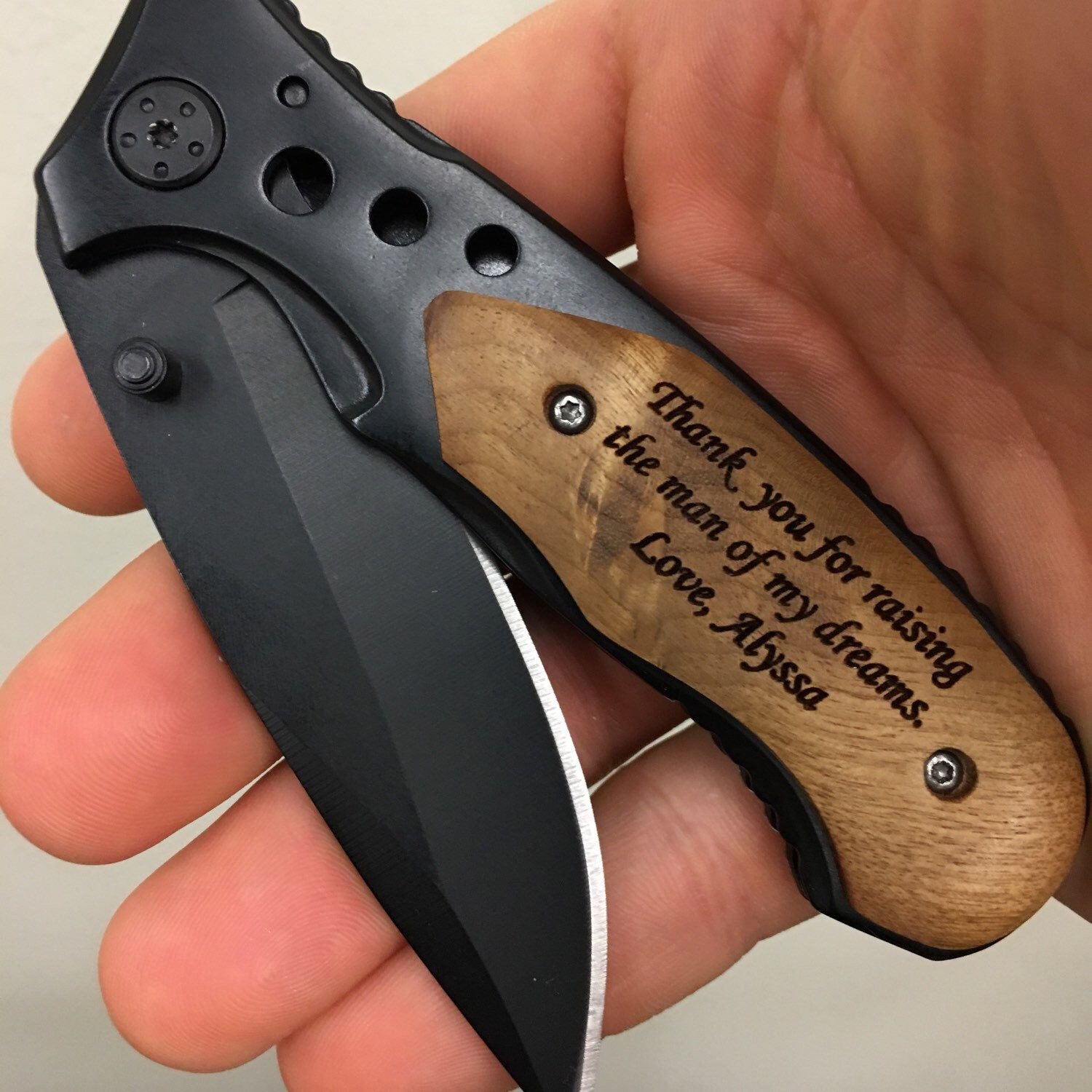 Gift Ideas For Father Of The Groom
 Father of the groom t engraved folding pocket knife