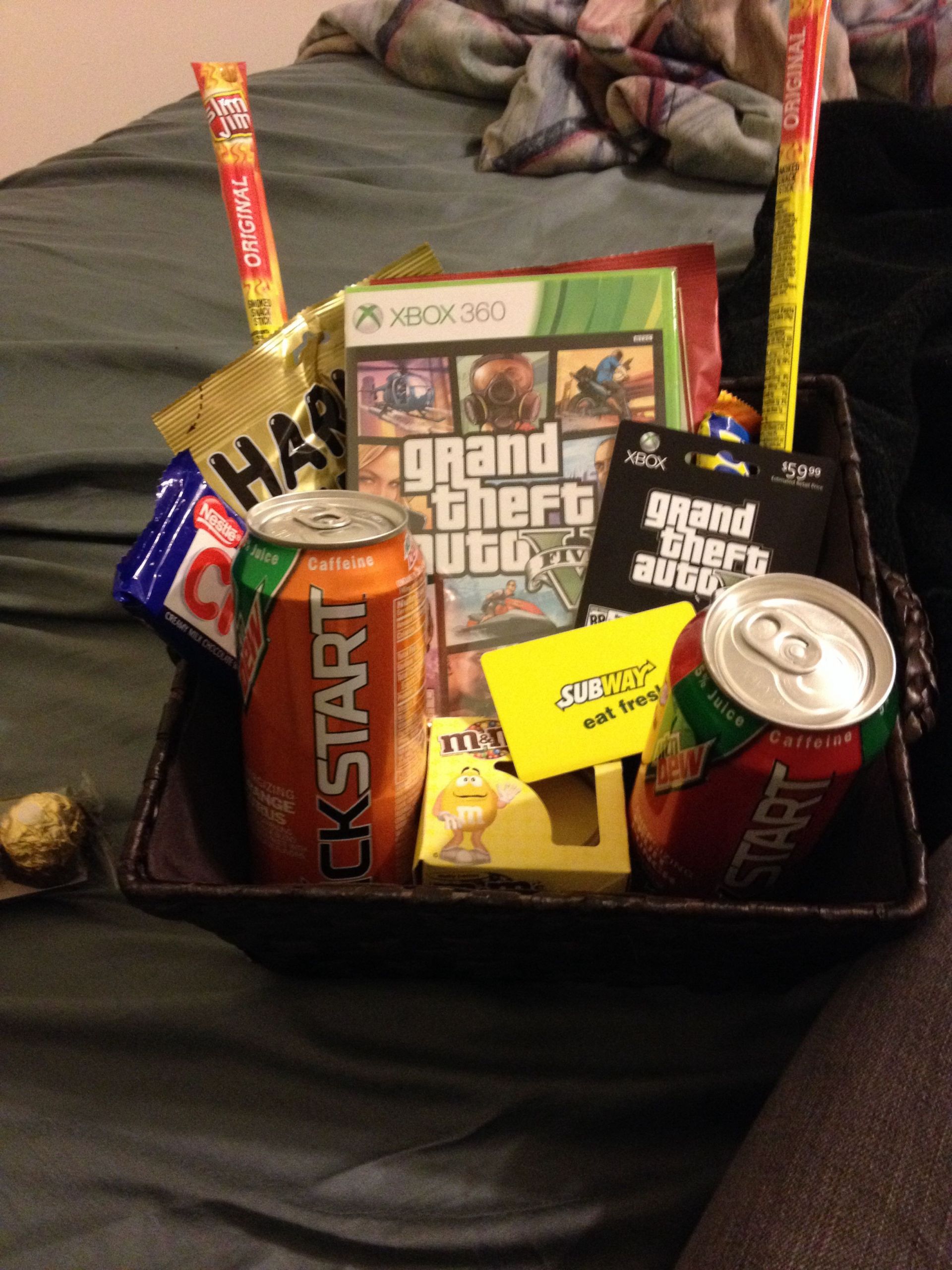 Gift Ideas For Gamer Boyfriend
 Gift I have John for his birthday Gamer kit beef jerky