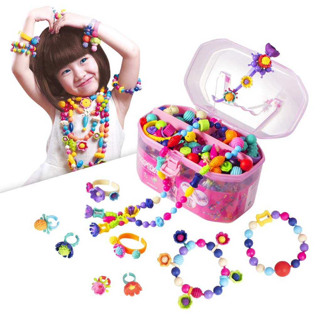 Gift Ideas For Girls Age 5
 Pop Beads Jewelry Making Kit Arts and Crafts for Girls