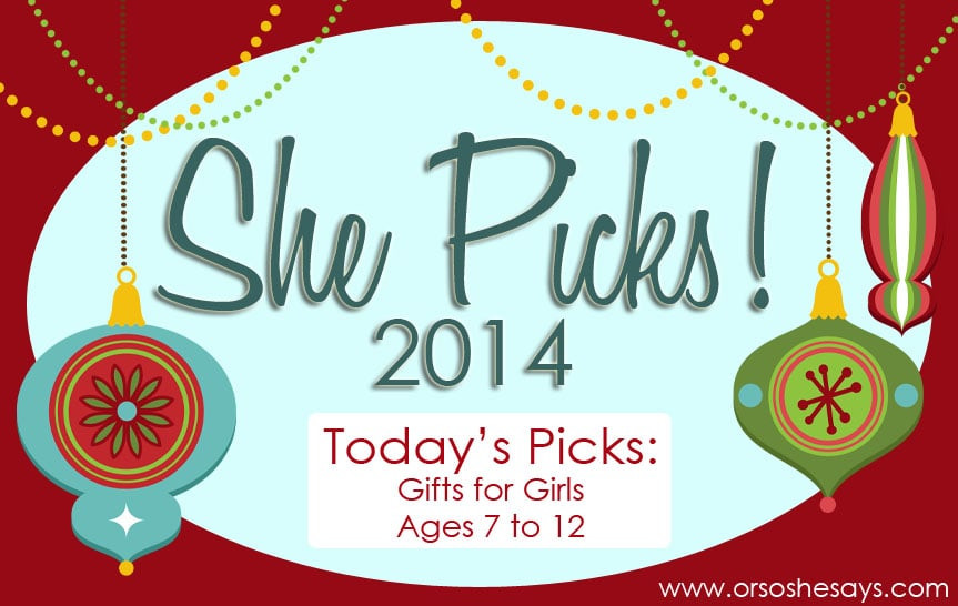 Gift Ideas For Girls Age 7
 Gifts for Girls Ages 7 12 SHE PICKS 2014 so she