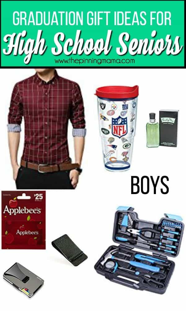 Gift Ideas For High School Graduation Boy
 High School Graduation Gift ideas • The Pinning Mama