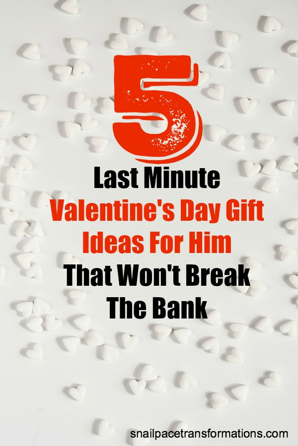 Gift Ideas For Him On Valentines
 5 Last Minute Thrifty Valentine s Day Gift Ideas For Him