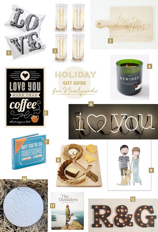 Gift Ideas For Older Couple Getting Married
 Gift Guide for the Newlyweds