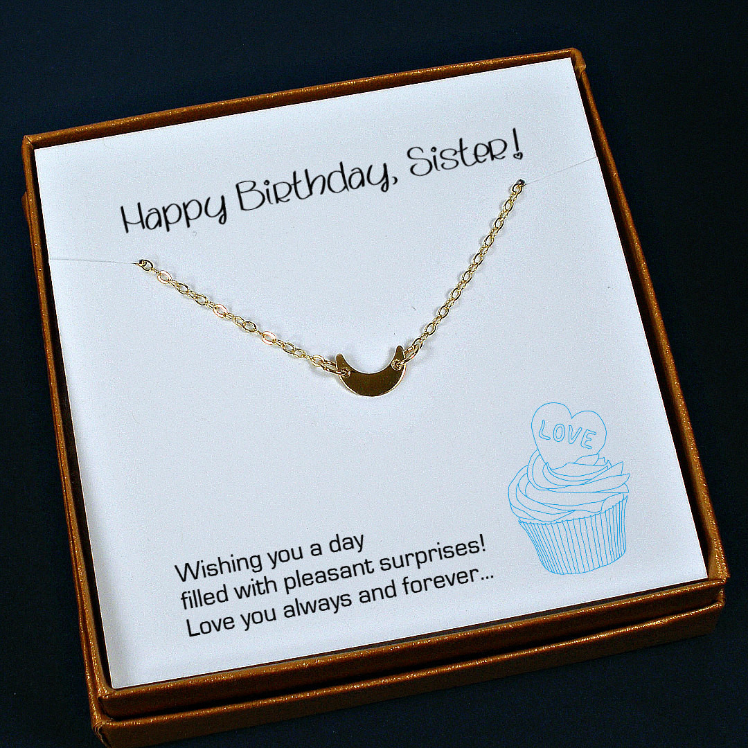 Gift Ideas For Sister Birthday
 Sister Birthday Gift Sister Necklace Sister Gift Ideas