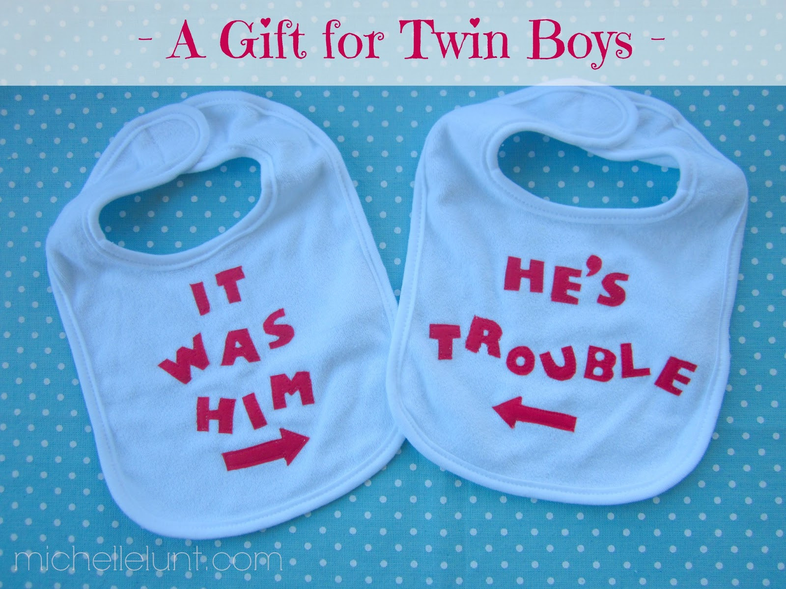Gift Ideas For Twin Boys
 Honey I m Home Bibs for Baby Boys Gift Idea