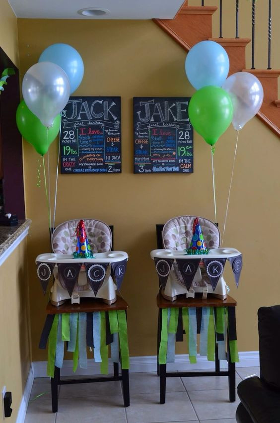 Gift Ideas For Twin Boys
 Boys First Birthday Party Kids Pinterest